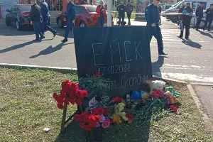 Падение СУ-34 в Ейске &copy;&nbsp;Фото Яры Гуляевой, Юга.ру