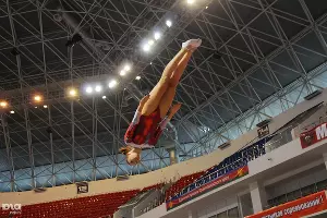 Чемпионат России по прыжкам на батуте в Краснодаре &copy;&nbsp;Елена Синеок, ЮГА.ру
