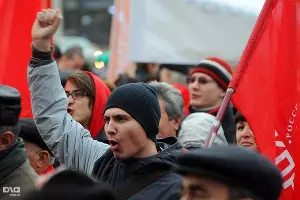 Второй митинг "За честные выборы" в Краснодаре &copy;&nbsp;Елена Синеок. ЮГА.ру