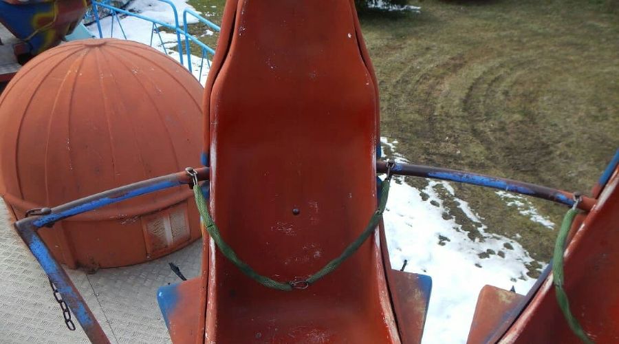 Аттракцион «Сатурн» в городском парке Майкопа &copy;&nbsp;Фото из телеграм-канала &laquo;Нетипичная Адыгея&raquo;, t.me/nontypical