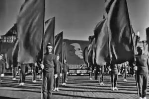 Празднование годовщины Октябрьской революции, Москва, 7 ноября 1967 года © Кадр из видео канала History VA на youtube.com
