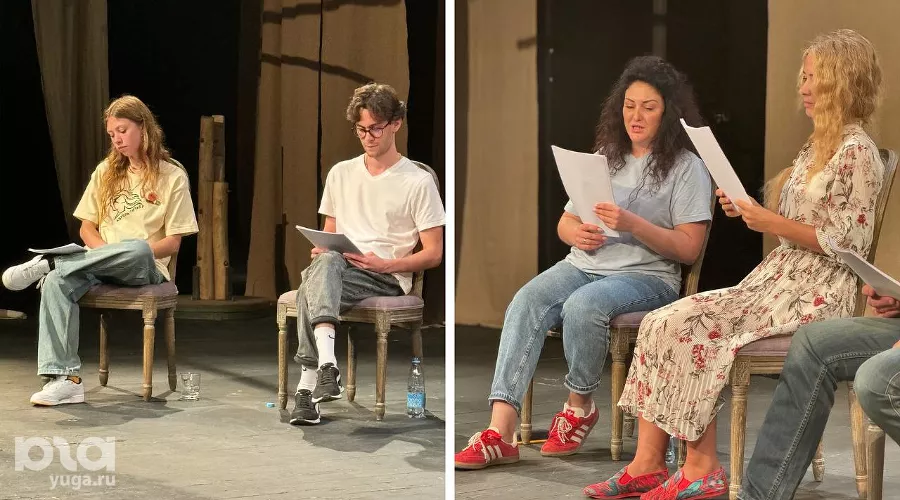 Читка проекта «Аврора читает» и Краснодарского Молодежного театра &copy;&nbsp;Фото Марии Журавлевой, Юга.ру