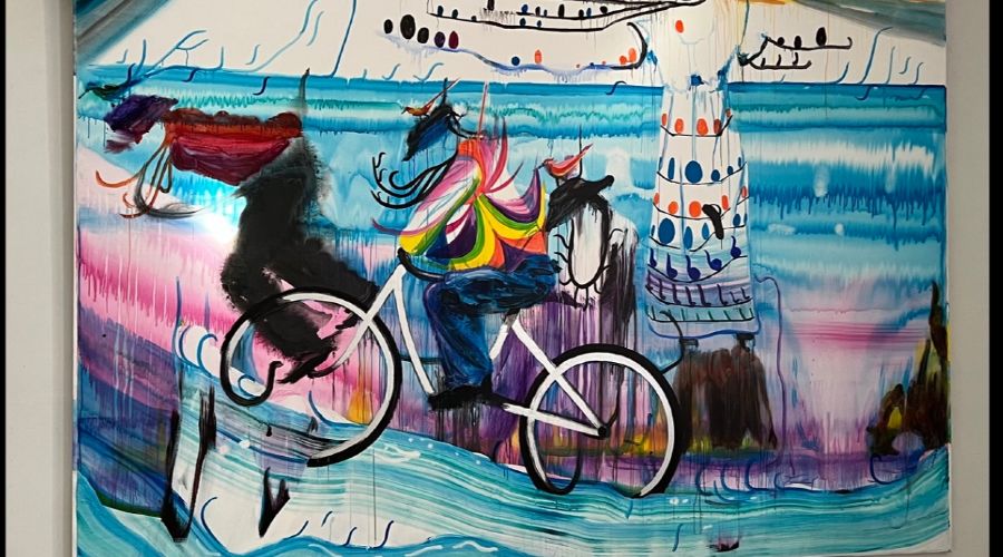 Работа Джона Корнера «Гид» © Скриншот фото из письма от пресс-службы Краснодарского краевого выставочного зала