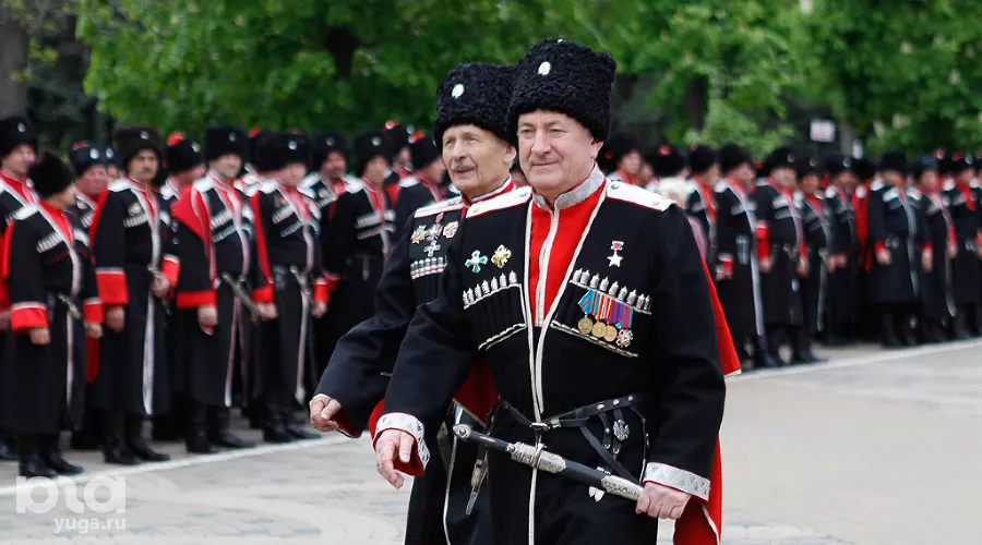 Парад казаков в Краснодаре. Николай Долуда &copy;&nbsp;Фото Эдуарда Корниенко, Юга.ру