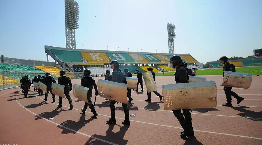 Учения ОМОНа в Краснодаре &copy;&nbsp;Елена Синеок. ЮГА.ру