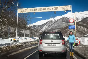 Тест-драйв SKODA Yeti в Красной Поляне &copy;&nbsp;Фото Елены Синеок, Юга.ру