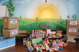 Гуманитарная помощь Адыгеи Геническому району &copy;&nbsp;Фото Алексея Гусева