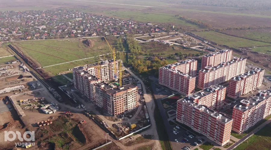 ЖК «Облака» в районе Западного обхода Краснодара &copy;&nbsp;Фото Антона Быкова, Юга.ру