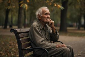 пенсионер &copy;&nbsp;Изображение сгенерировано нейросетью Gigachat