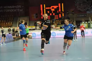 Матч 1/4 финала российской Суперлиги ГК «Ростов-Дон» — «Ставрополье-СКФУ». Анна Сень &copy;&nbsp;Фото пресс-службы ГК &laquo;Ростов-Дон&raquo;