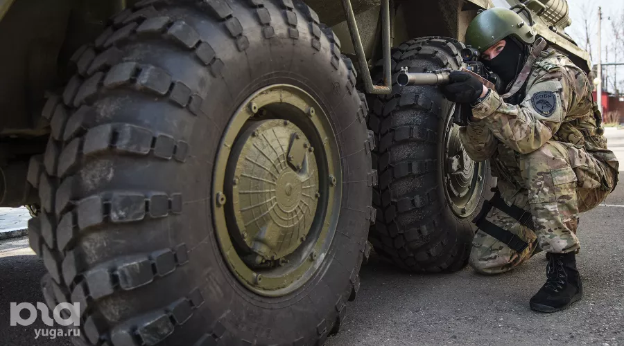 СОБР "Беркут" ГУ МВД России по Краснодарскому краю &copy;&nbsp;Фото Елены Синеок, Юга.ру