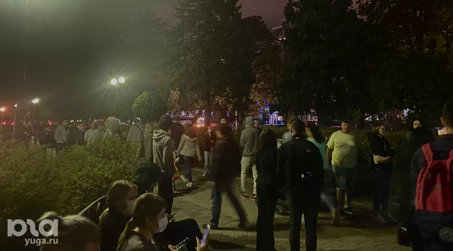 Акция в Краснодаре против мобилизации 21.09.2022 &copy;&nbsp;Фото Валерии Кирсановой