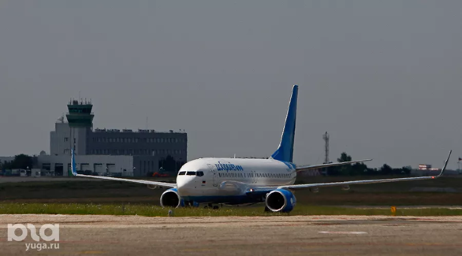 Авиакомпания «Добролет» совершила первый рейс из Москвы в Симферополь &copy;&nbsp;Фото Влада Александрова, Юга.ру