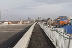 Ремонт Садового моста &copy;&nbsp;Фото пресс-службы администрации Краснодара