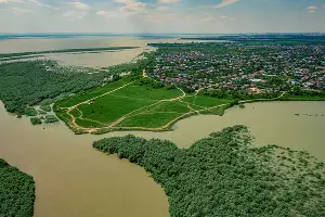 Станица Старокорсунская, берег Краснодарского водохранилища &copy;&nbsp;Фото Антона Быкова, Юга.ру