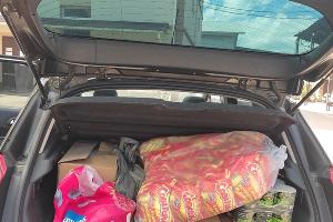 Машина с гуманитарной помощью © Фото Иолины Грибковой, Юга.ру