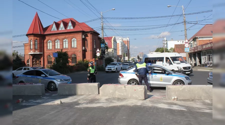 Ремонт улицы Тургенева &copy;&nbsp;Фото пресс-службы администрации Краснодара