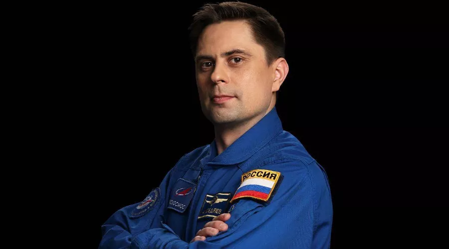 Космонавт Андрей Федяев  &copy;&nbsp;Скриншот фото из телеграм-канала &laquo;Роскосмос&raquo;