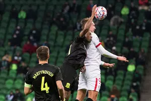 Матч «Краснодар» — «Севилья», Краснодар, 25 ноября 2020 года &copy;&nbsp;Фото Елены Синеок, Юга.ру