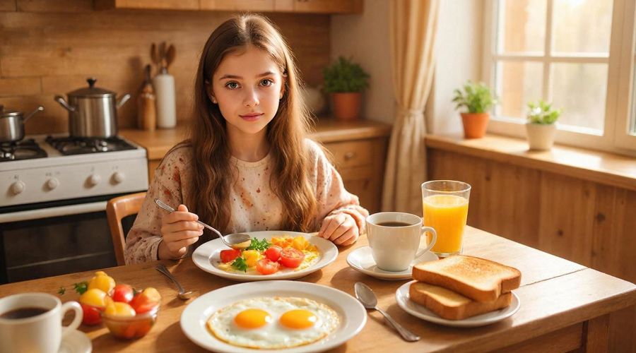 завтрак &copy;&nbsp;Изображение сгенерировано нейросетью Gigachat