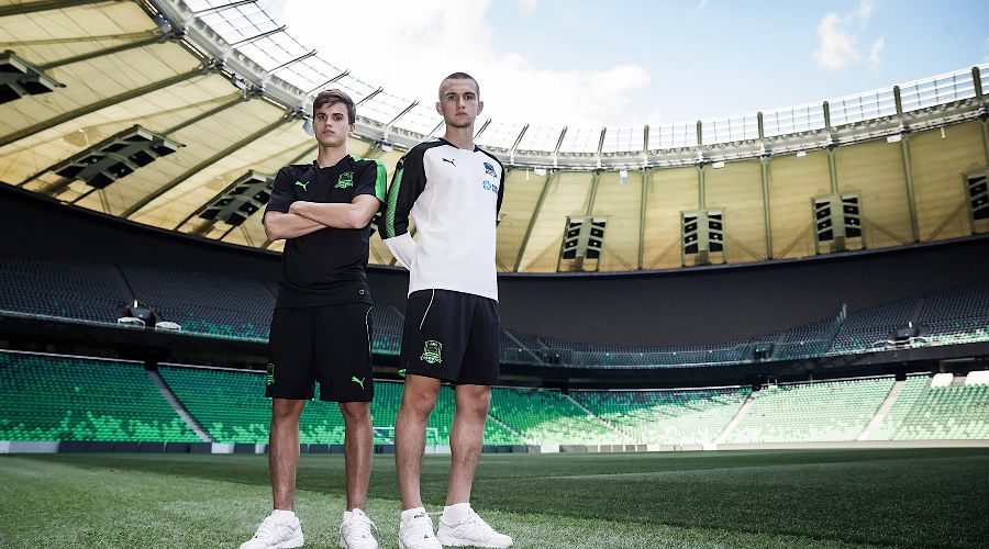 Новая тренировочная форма ФК «Краснодар» © Фото с официального сайта ФК «Краснодар», fckrasnodar.ru