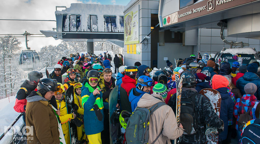Горнолыжный курорт "Роза Хутор" в Красной Поляне &copy;&nbsp;Фото Никиты Быкова, Юга.ру