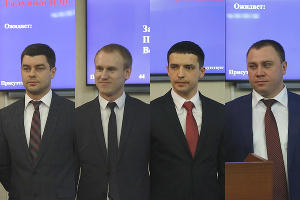 Андрей Журавлев, Владислав Белый, Андрей Василенко и Максим Карпенко © Фото пресс-службы администрации Краснодара