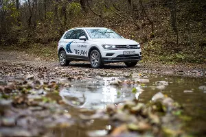 Тест-драйв Volkswagen Tiguan у Медвежьей горы &copy;&nbsp;Фото Елены Синеок, Юга.ру