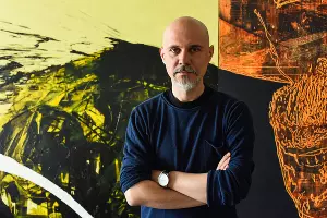 В мастерской Игоря Михайленко &copy;&nbsp;Фото Елены Синеок, Юга.ру