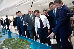 Дмитрий Медведев на инвестиционном форуме "Сочи-2012" &copy;&nbsp;Геннадий Аносов, пресс-служба администрации края