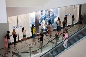 Первый день работы краснодарских ТРЦ после карантина &copy;&nbsp;Фото Дмитрия Леснова, Юга.ру