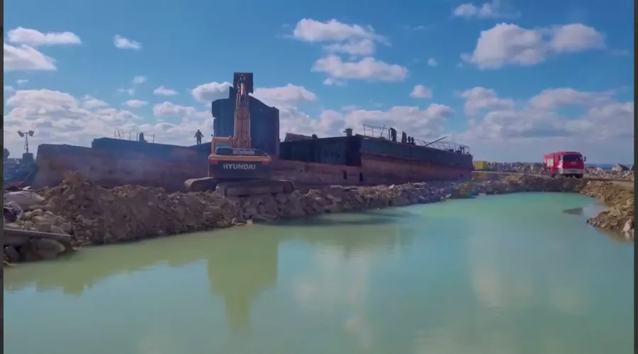  &copy;&nbsp;Скриншот видео с телеграм-канала &laquo;Оперативный штаб - Краснодарский край&raquo;