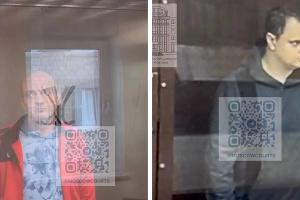 Слева — начальник дежурной части УМВД России по Краснодару Александр Аблаев, справа — оперуполномоченный отдела уголовного розыска МУ МВД «Красноярское» Сергей Ковалев © Коллаж скриншотов фото из телеграм-канала судов общей юрисдикции города Москвы