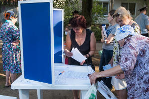 Выборы главы Краснодарского края и депутатов городской думы Краснодара © Фото Елены Синеок, Юга.ру