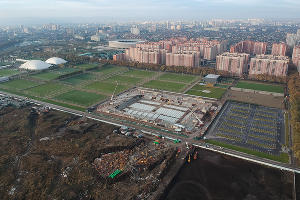 Cтройка нового стадиона ФК «Краснодар» &copy;&nbsp;Фото Евгения Таранжина