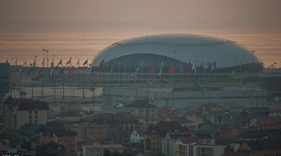 Ледовый дворец "Большой" в Олимпийском парке Сочи &copy;&nbsp;Нина Зотина, ЮГА.ру