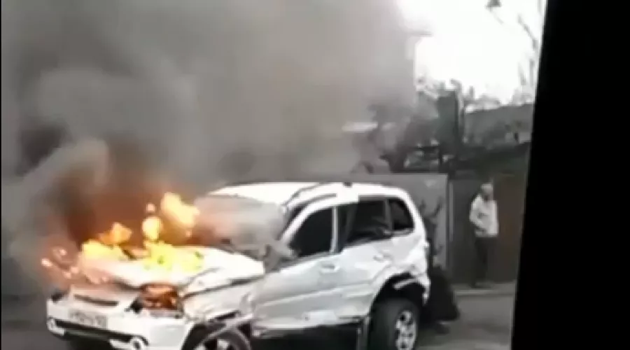  &copy;&nbsp;Скриншот видео из группы &laquo;ЧП Краснодар&raquo; &laquo;Вконтакте&raquo;, vk.com/krd_chp