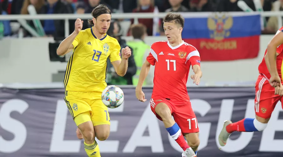 Матч Лиги Наций Россия — Швеция 11 октября &copy;&nbsp;Фото пресс-службы РФС