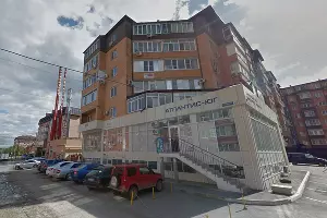Улица Ангарская, 2/2 в Краснодаре &copy;&nbsp;Скриншот панорамы карт &laquo;Google&raquo;, google.ru/maps