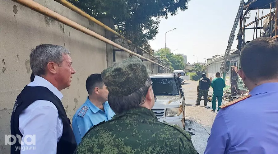 Пожар в Сочи 30 июля 2018 года &copy;&nbsp;Фото пресс-службы СУ СК РФ по Краснодарскому краю