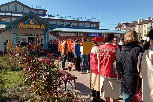 Падение СУ-34 в Ейске &copy;&nbsp;Фото Яры Гуляевой, Юга.ру