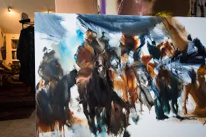 Картина Валерия Блохина &copy;&nbsp;Елена Синеок, Юга.ру