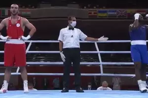  &copy;&nbsp;Скриншот трансляции боя &laquo;Матч ТВ&raquo;