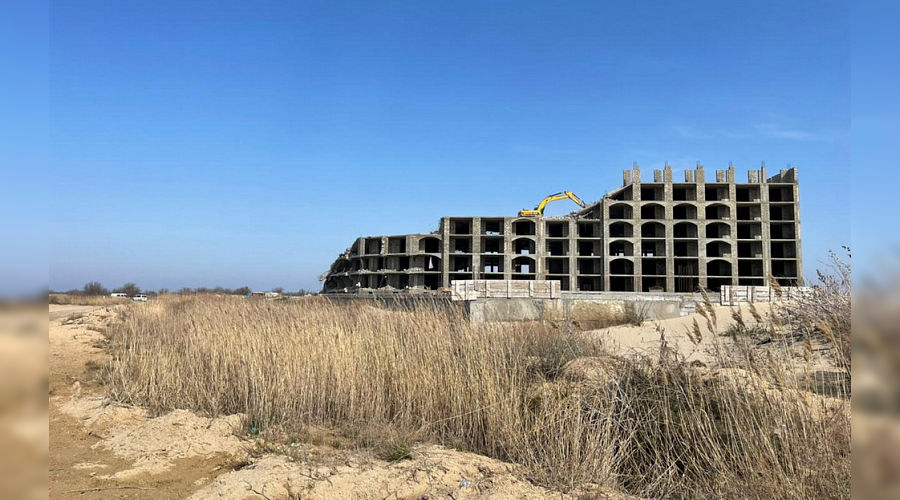 Снос самостроя в Анапе на Витязевской косе © Фото пресс-службы администрации Краснодарского края