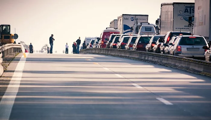 Дорожный затор &copy;&nbsp;Фото с сайта pixabay.com