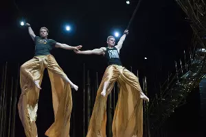 Репетиция и закулисье Цирка дю Солей (Cirque du Soleil) в Сочи &copy;&nbsp;Нина Зотина, ЮГА.ру