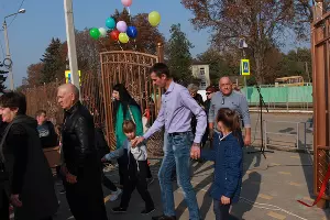 Открытие парка в Ловлинской &copy;&nbsp;Фото пресс-службы Тбилисского района