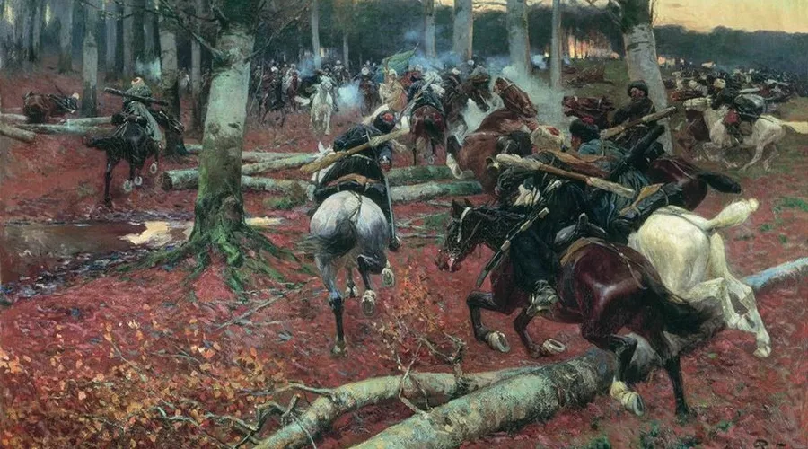  &copy;&nbsp;Картина Франца Рубо &laquo;Сцена из Кавказской войны&raquo;