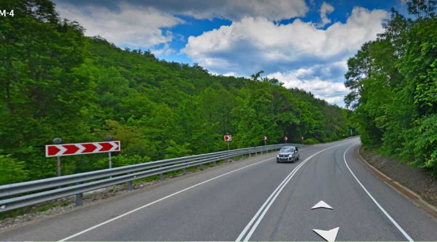 Трасса М-4 «Дон», 1490-й километр © Скриншот страницы сервиса «Яндекс Карты», 2024 год