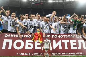 &laquo;Тосно&raquo; празднует победу в Кубке России &copy;&nbsp;Фото из твиттера ФК &laquo;Тосно&raquo;, twitter.com/fctosno